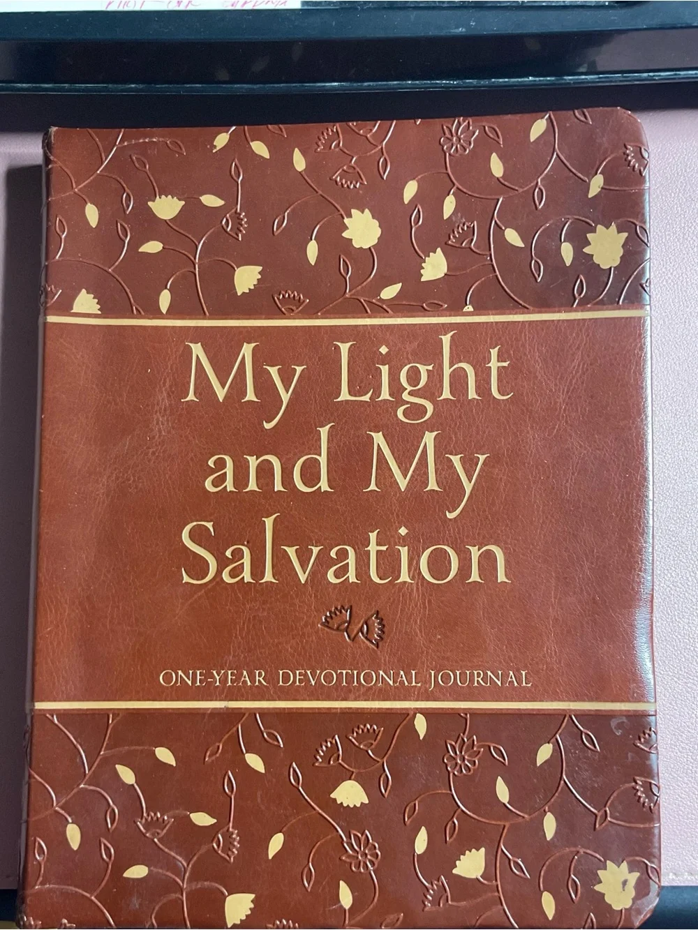 My Light and My Salvation - Brown Devotional Journal